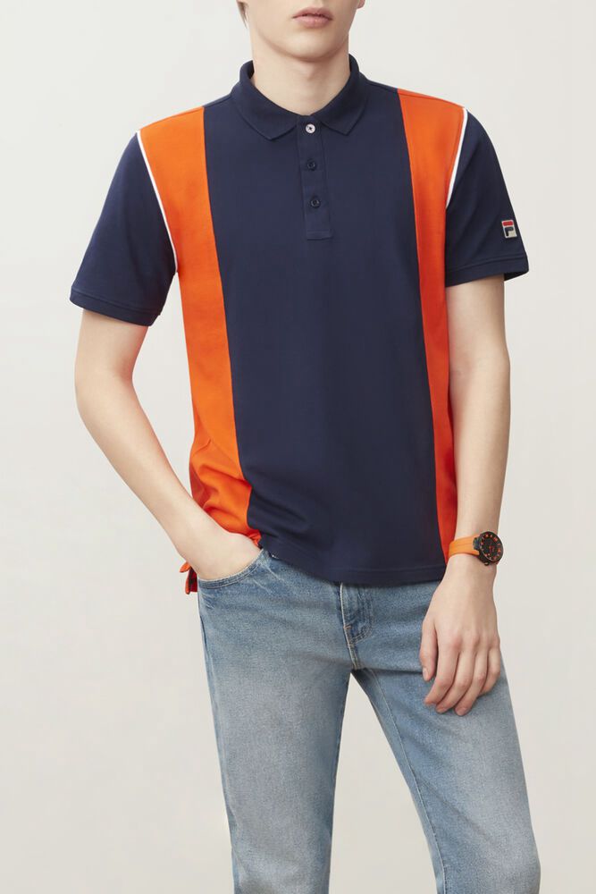 Fila Polo Mens Navy - Aberdeen - Philippines 0725834-EX